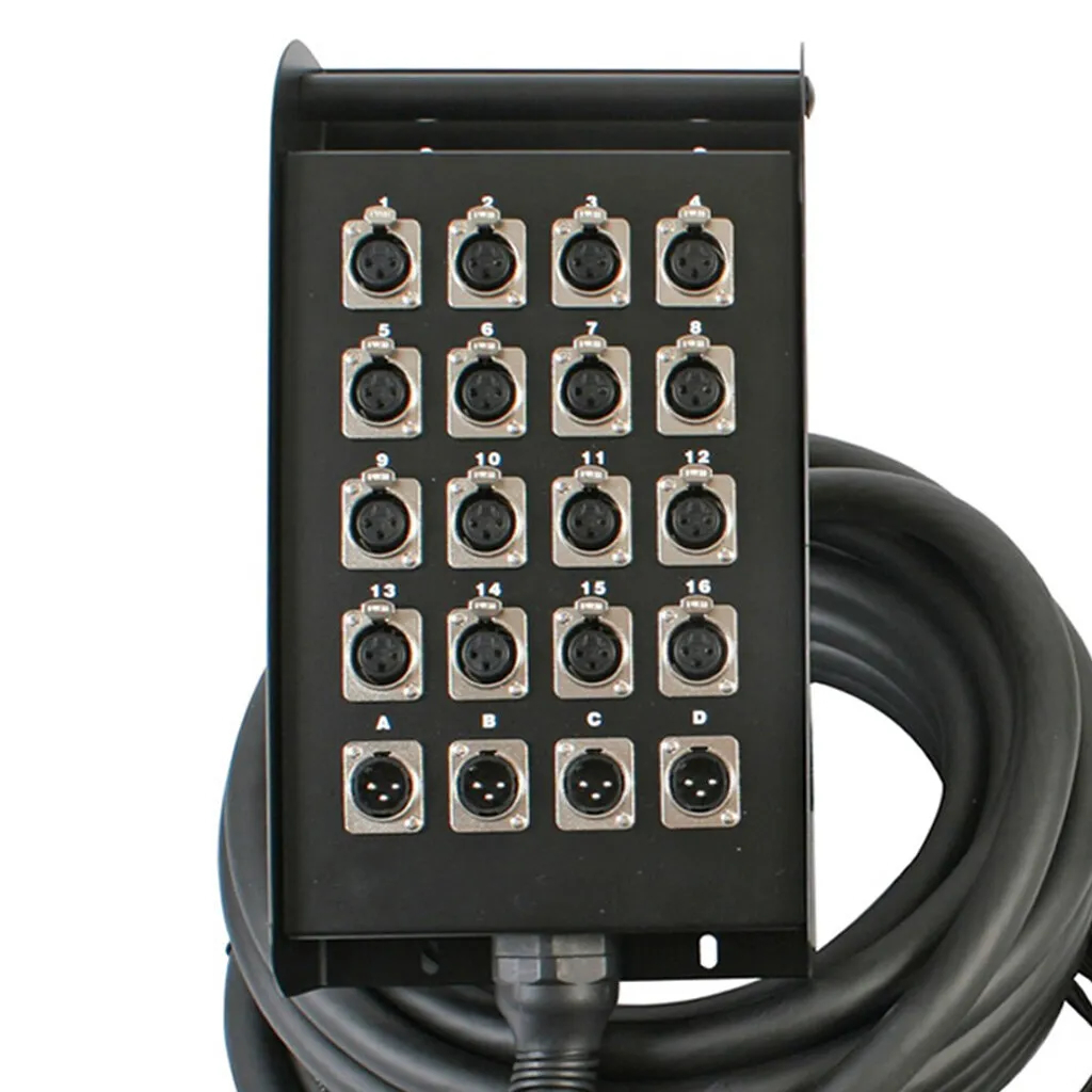 XLR 16 In - 4 Out Multicore 15M